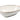 Tas i thelle / 27cm / Bardhe - Gold / Porcelan