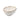 Tas i vogel / 14cm / Bardhe - Gold / Porcelan