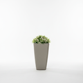 Vazo Dekorative / 22*22*42cm / Cement Grey S/M/L