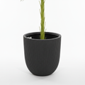Vazo Dekorative L / 44*44*44.5cm / Mediterranean Black