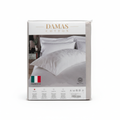 Set Carçafësh Damas Cotton Gri 220x240 cm, 100% Pambuk, Italian Style
