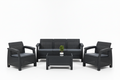 Set Outdoor Nera, Tavoline + kolltuk 3+1+1+shilte